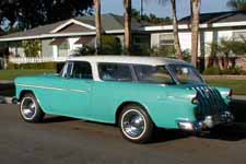 Un-Restored 1955 Chevy Nomad Wagon With Thin Whitewall Tires